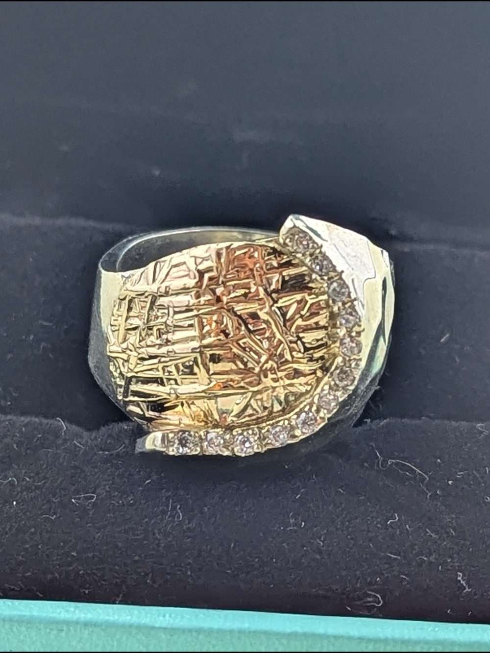 ✨ B. Sampson Artisan Mixed Metal Ring 14K Gold & .925 Sterling Silver Ring ✨ - Picture 7 of 9